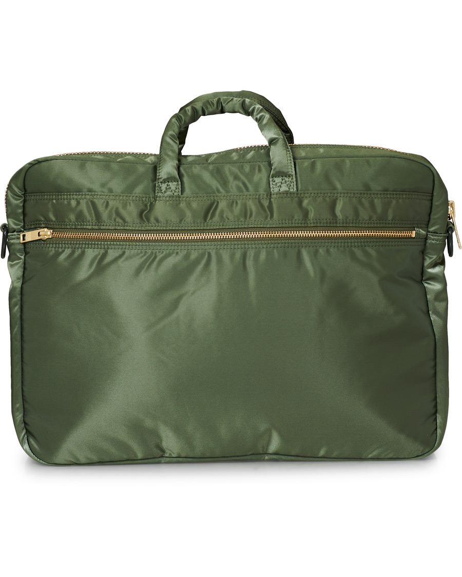 Herren | Porter-Yoshida & Co. Tanker 2Way Briefcase Sage Green | Porter-Yoshida & Co. | Tanker 2Way Briefcase Sage Green