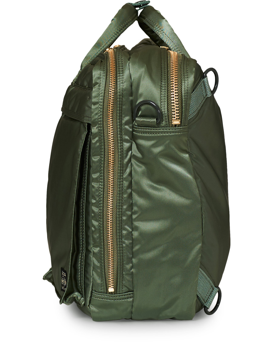 Herren | Porter-Yoshida & Co. Tanker 3Way Briefcase Sage Green | Porter-Yoshida & Co. | Tanker 3Way Briefcase Sage Green