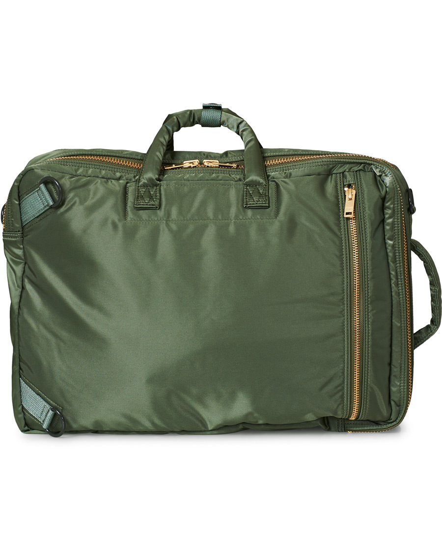 Herren | Porter-Yoshida & Co. Tanker 3Way Briefcase Sage Green | Porter-Yoshida & Co. | Tanker 3Way Briefcase Sage Green