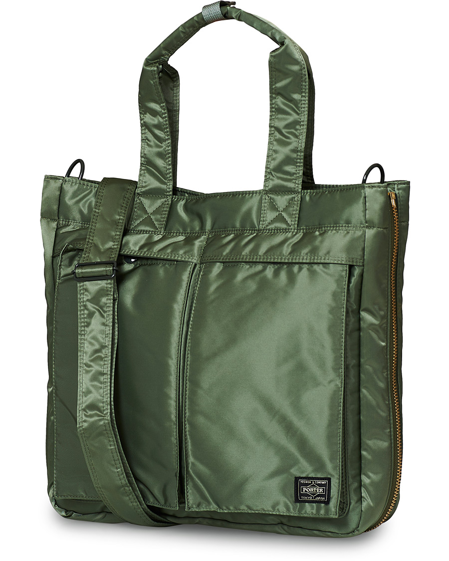 Porter-Yoshida & Co. Tanker Tote Bag Sage Green bei CareOfCarl.de