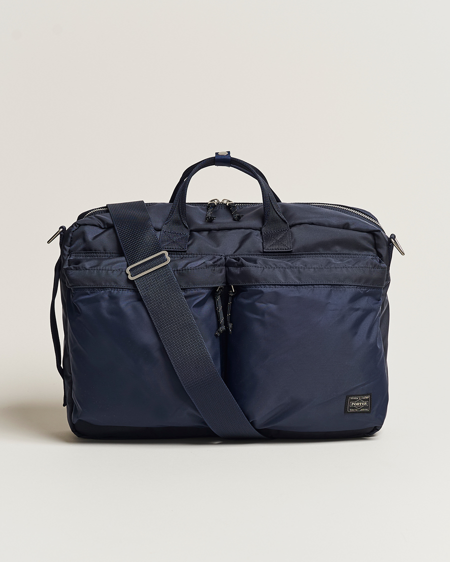 Herren | Taschen | Porter-Yoshida & Co. | Force 3Way Briefcase Navy Blue
