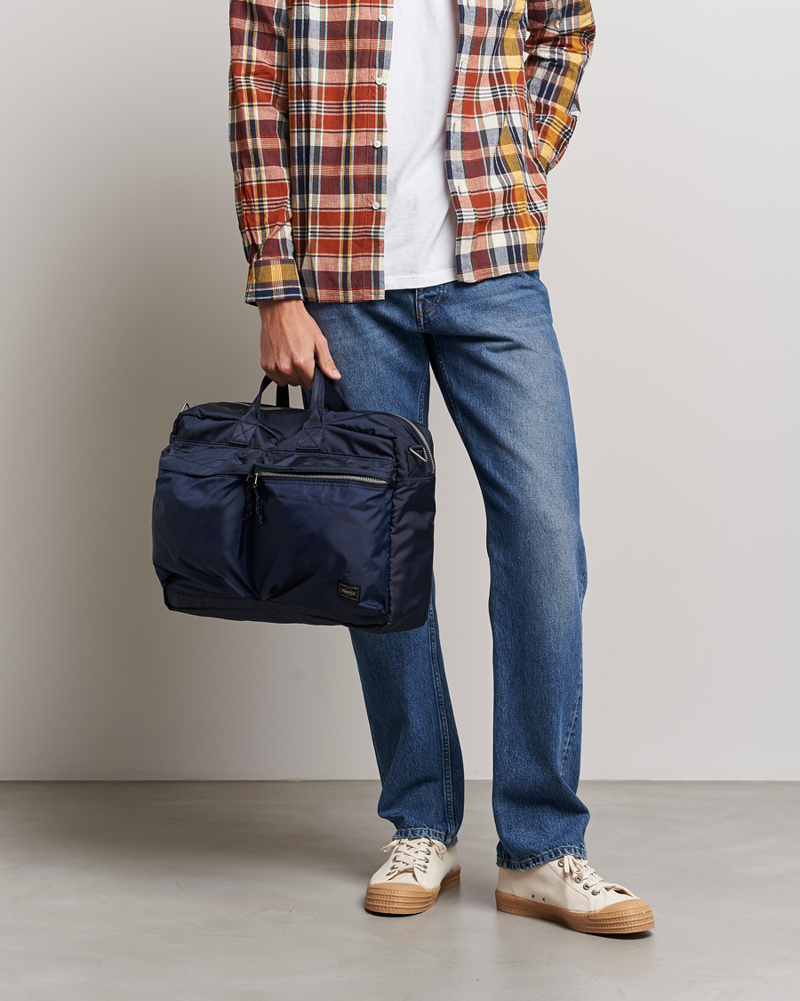 Herren | Dokumenttaschen | Porter-Yoshida & Co. | Force 3Way Briefcase Navy Blue