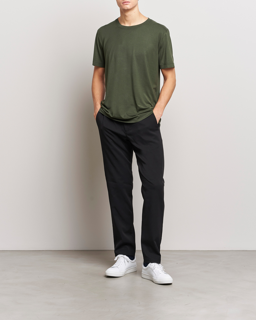 Herren | T-Shirts | CDLP | Round Neck Tee Army Green