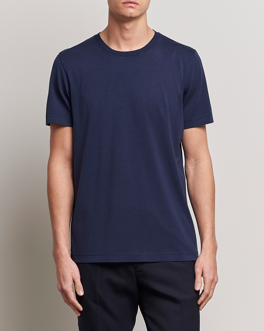 Men | Loungewear | CDLP | Round Neck Tee Navy Blue