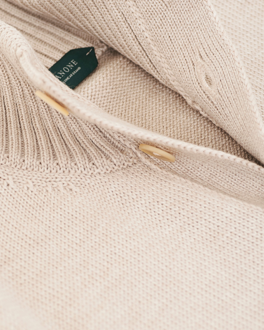 Herren | Pullover | Zanone | Virgin Merino Wool Chioto Cardigan Beige