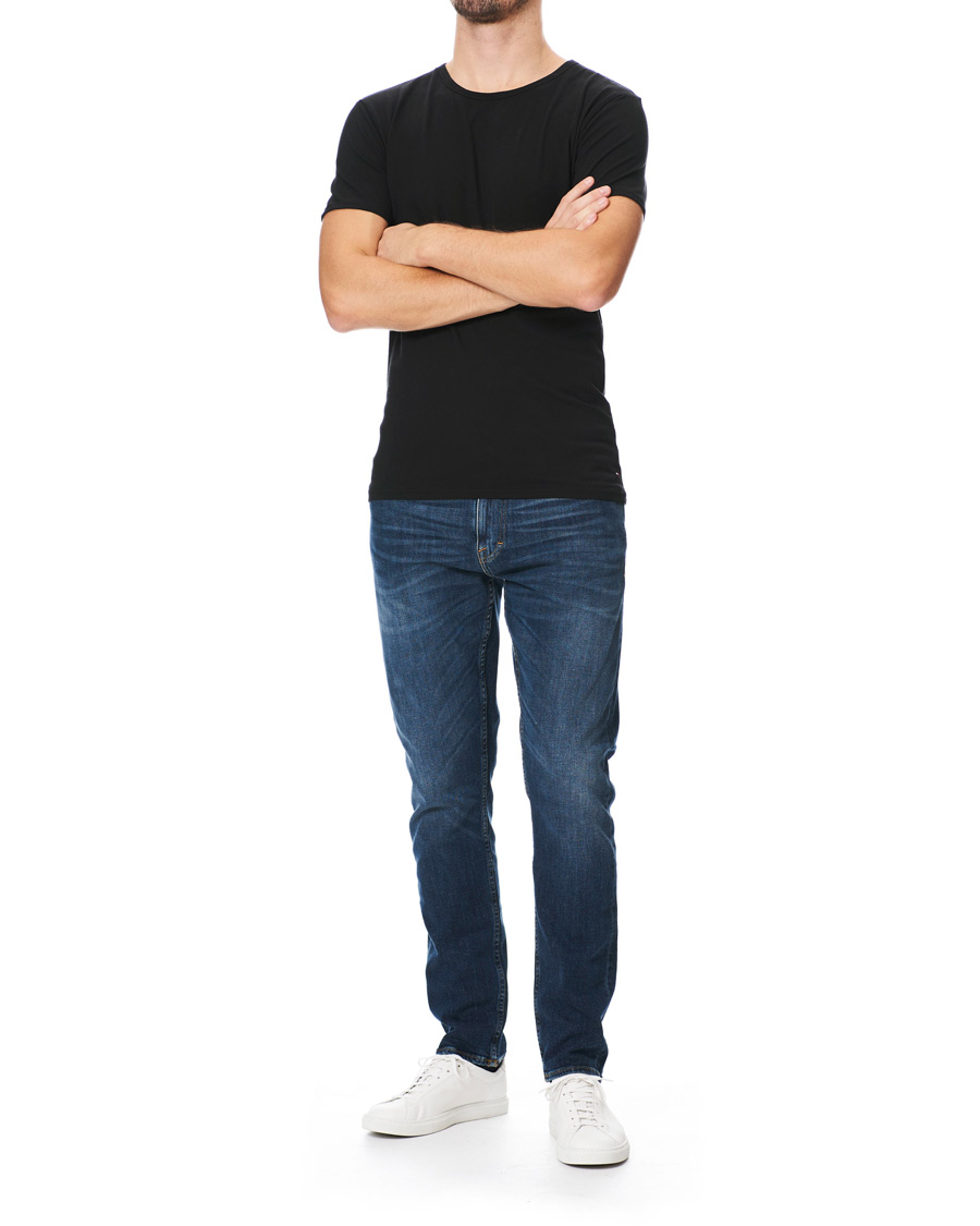 Herren | T-Shirts | Tommy Hilfiger | 3-Pack Cotton Strech Crew Neck Tee Black