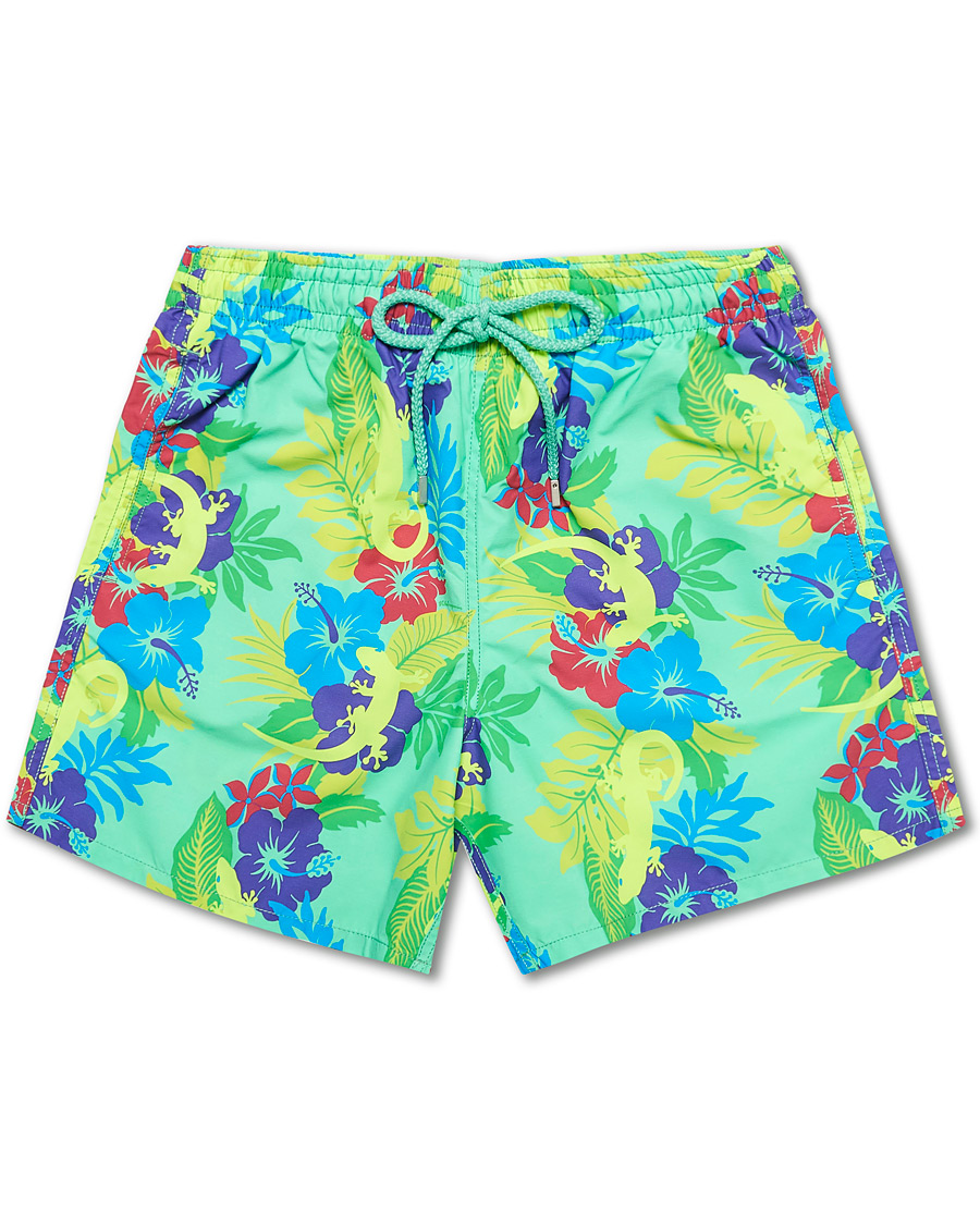 Herren | Badehosen | Vilebrequin | Moorea Swim Shorts Les Geckos