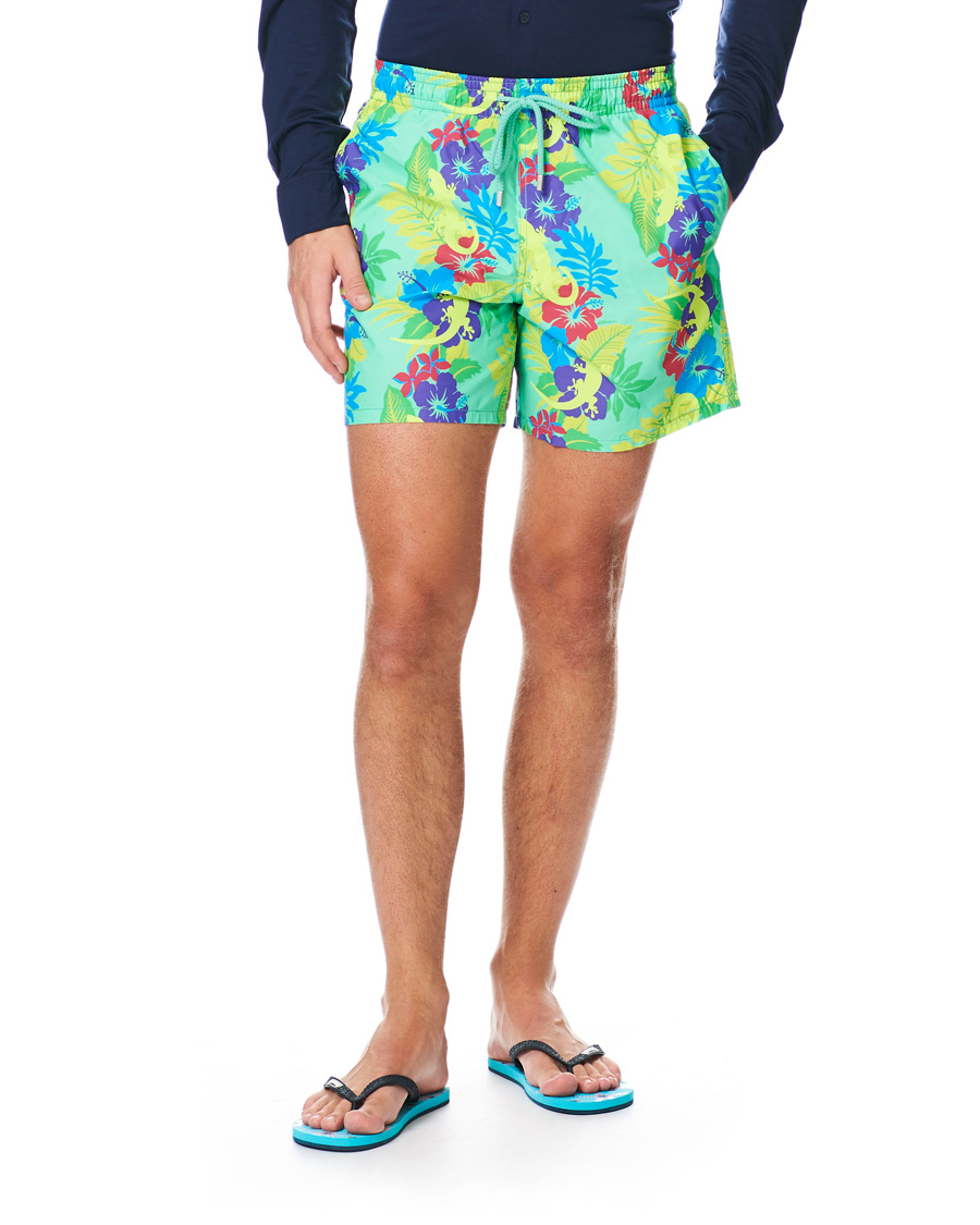 Herren | Badehosen | Vilebrequin | Moorea Swim Shorts Les Geckos