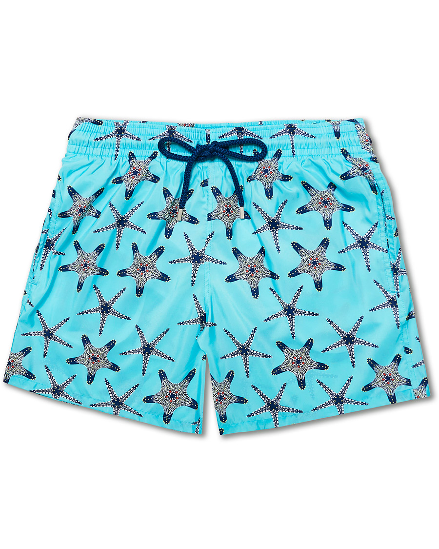 Herren | Badehosen | Vilebrequin | Mahina Swim Shorts Bleu Lazuli