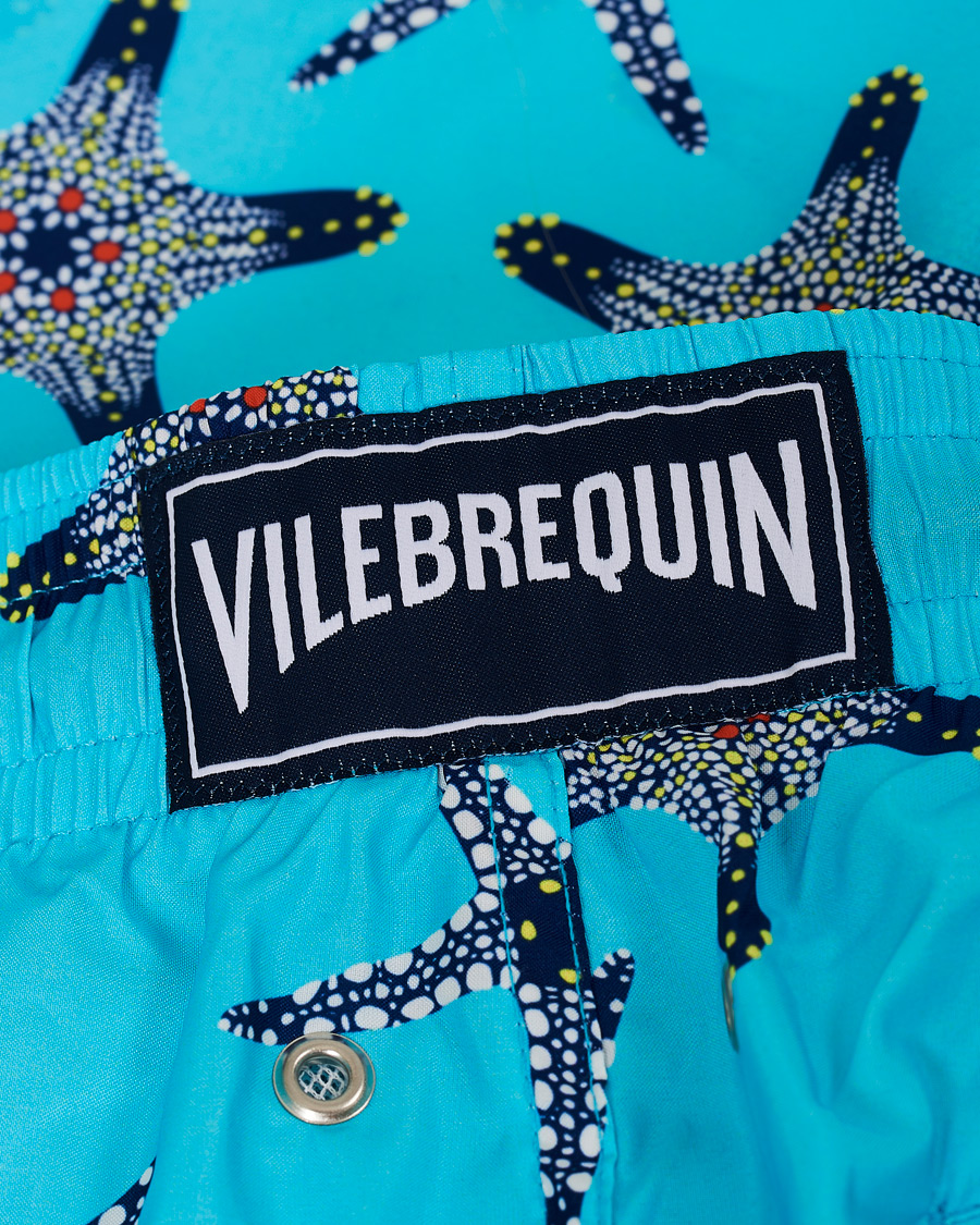 Herren | Badehosen | Vilebrequin | Mahina Swim Shorts Bleu Lazuli