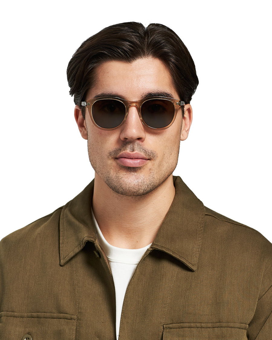 Herren | Saint Laurent SL 401 Sunglasses Transparent/Brown | Saint Laurent | SL 401 Sunglasses Transparent/Brown