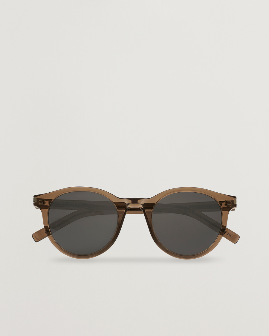 Herren | Saint Laurent SL 342 Mirror Lens Sunglasses Brown | Saint Laurent | SL 342 Mirror Lens Sunglasses Brown