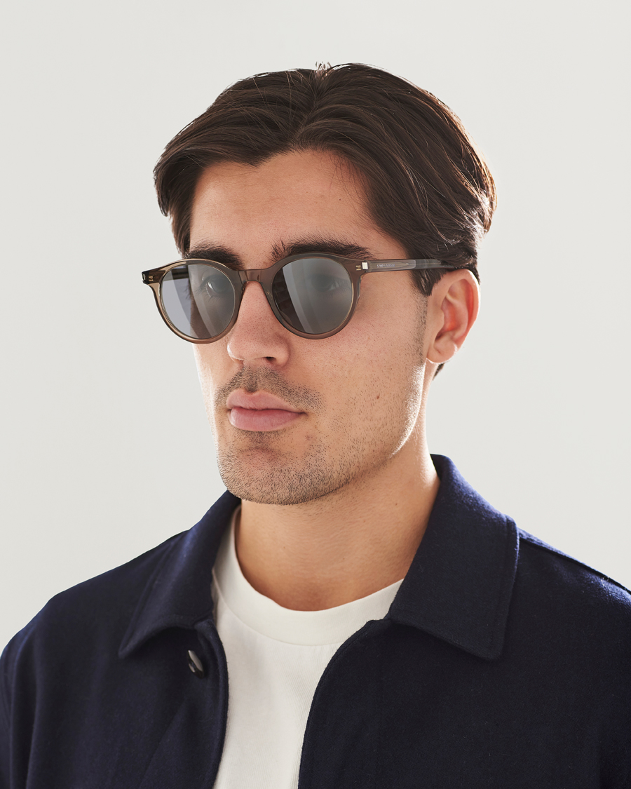 Herren |  | Saint Laurent | SL 342 Mirror Lens Sunglasses Brown
