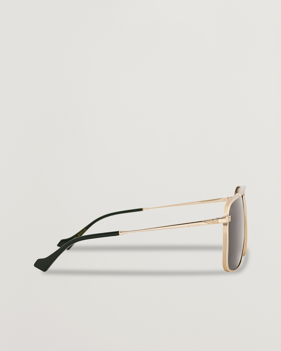Herren | GUCCI GG8040S Sunglasses Gold/Green | Gucci | GG8040S Sunglasses Gold/Green