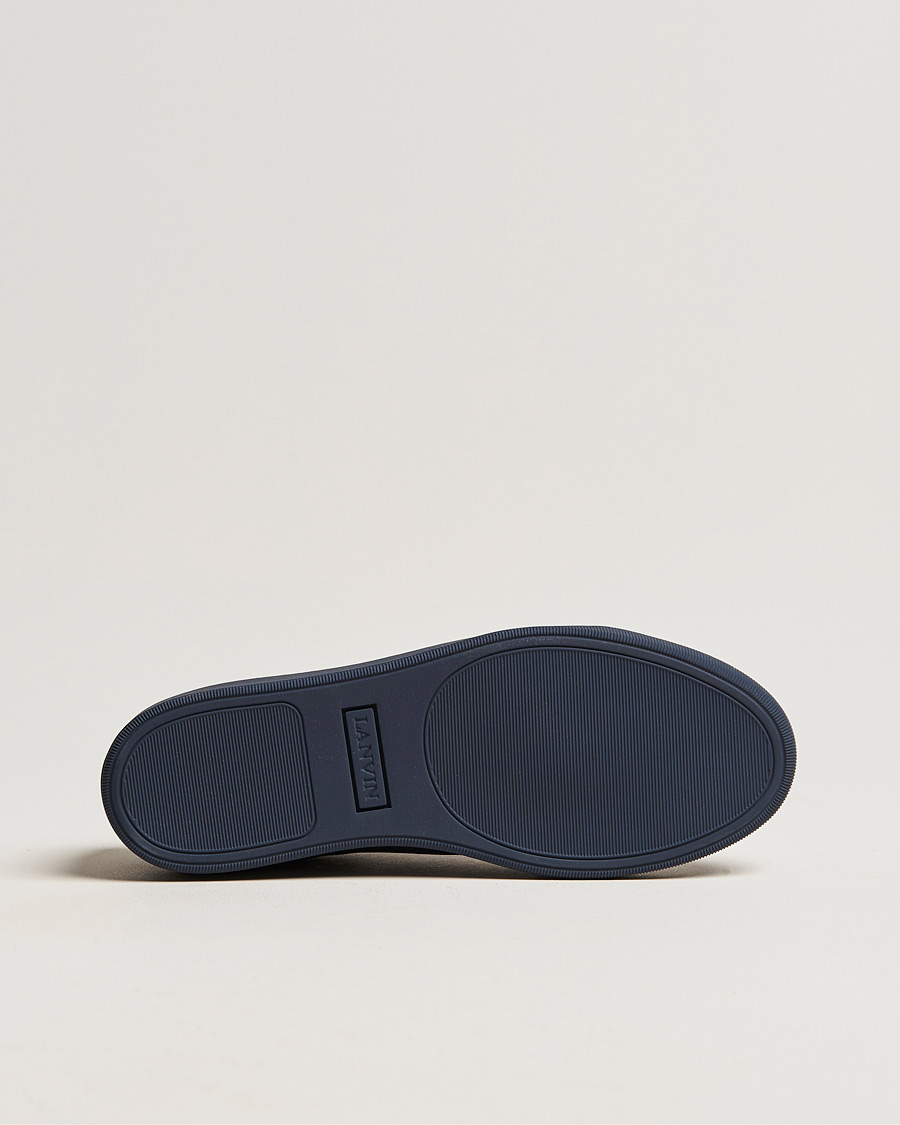 Herren | Lanvin Patent Cap Toe Sneaker Navy/Navy | Lanvin | Patent Cap Toe Sneaker Navy/Navy