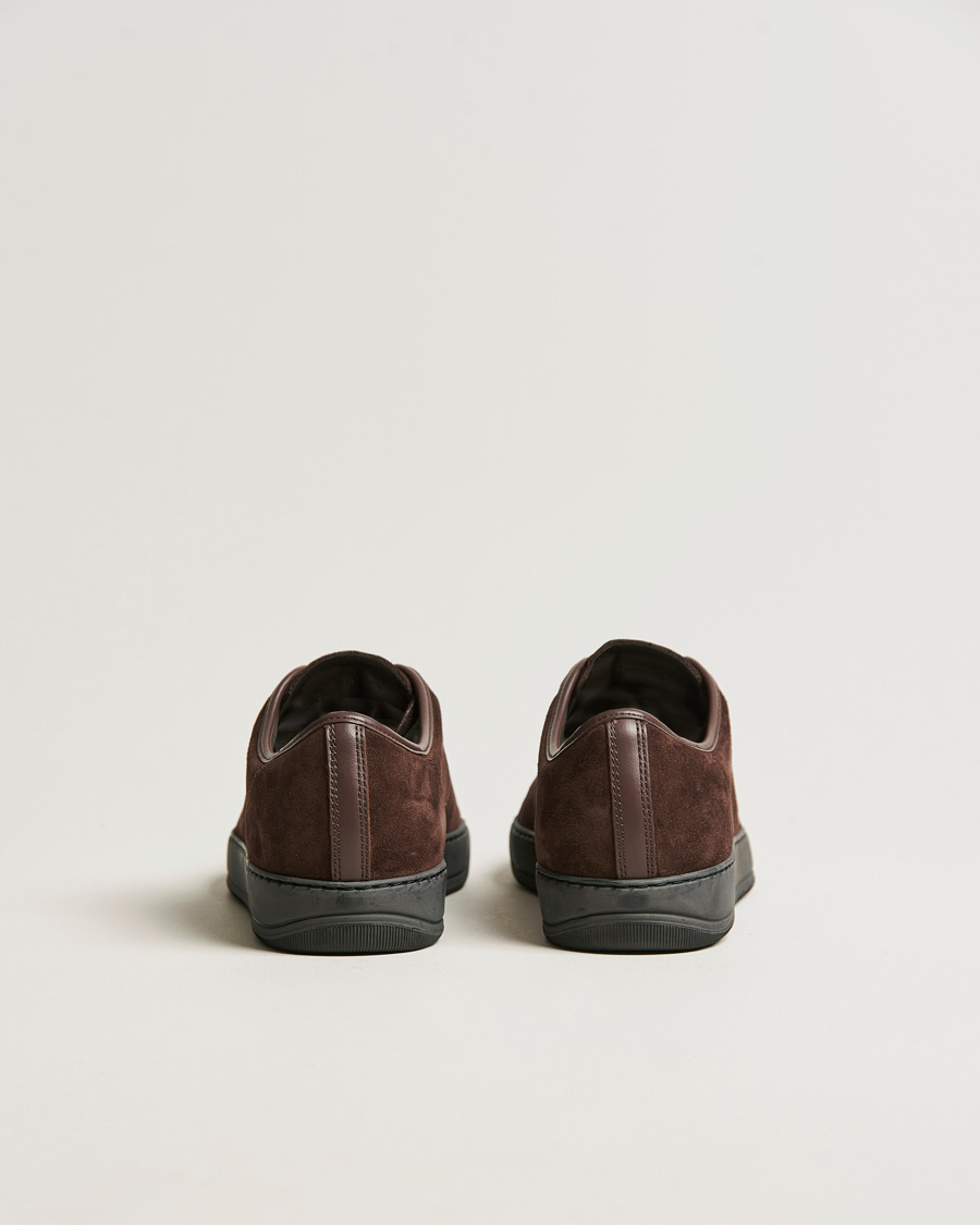 Herren | Lanvin Patent Cap Toe Sneaker Dark Brown | Lanvin | Patent Cap Toe Sneaker Dark Brown