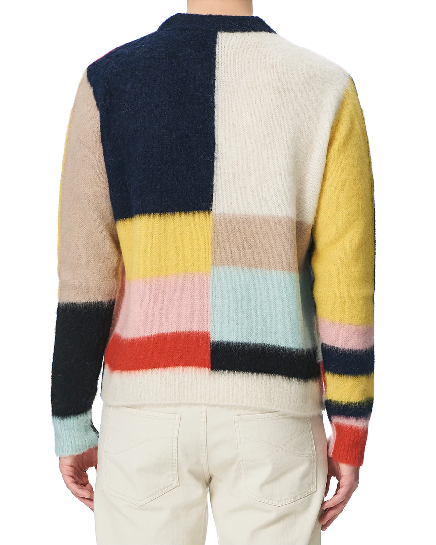 Herren | Pullover | Lanvin | Patchwork Sweater Navy/Cream