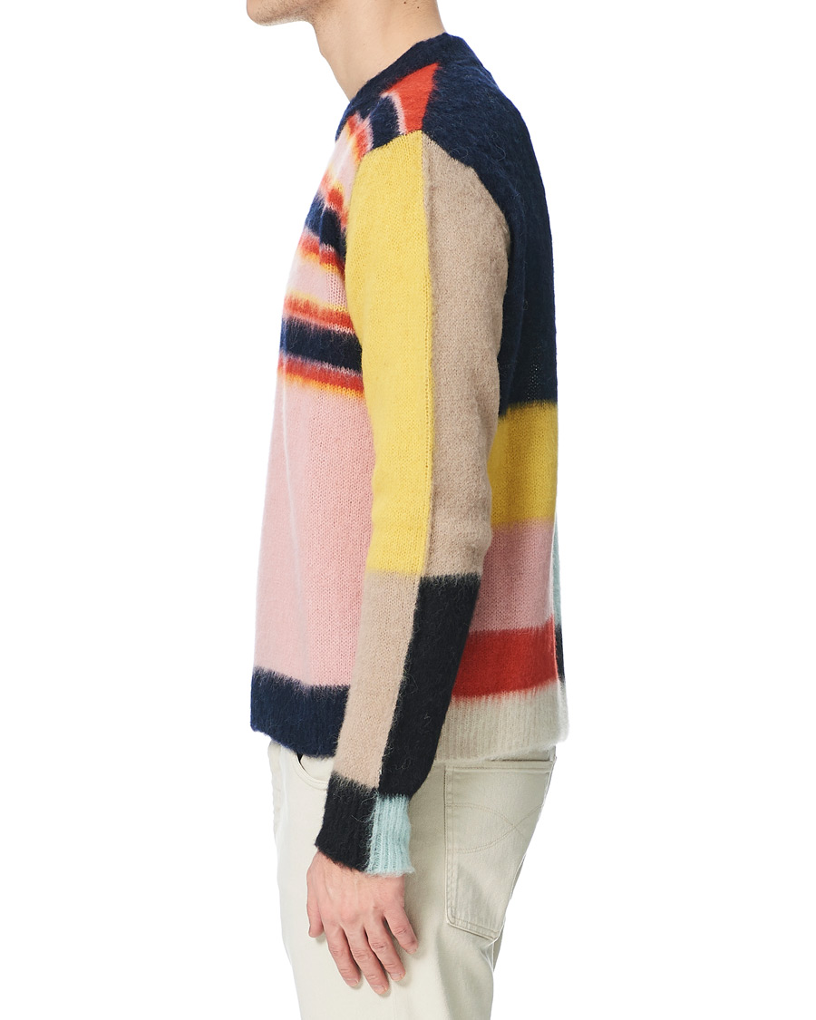 Herren | Pullover | Lanvin | Patchwork Sweater Navy/Cream