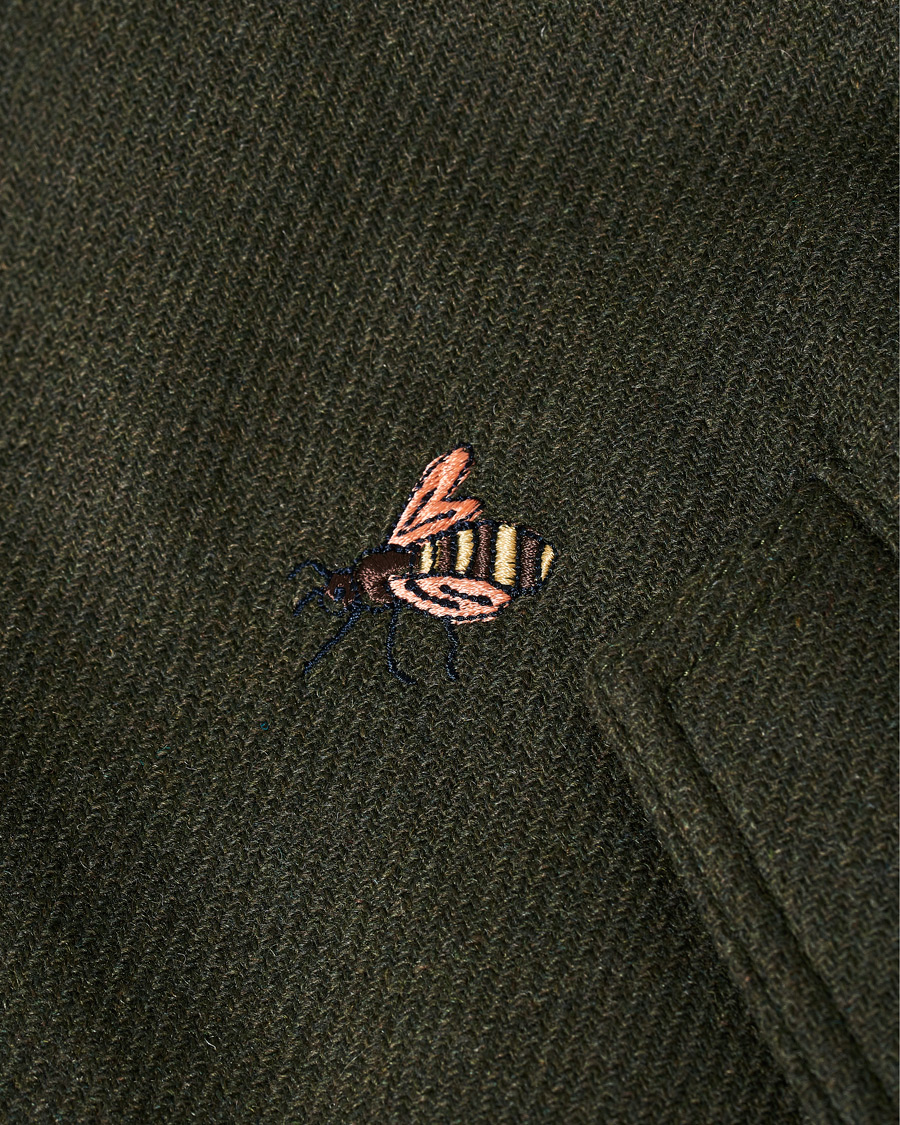 Herren | Jacken | GANT | Luke Edward Hall Emrodery Zip Jacket Tartan Green