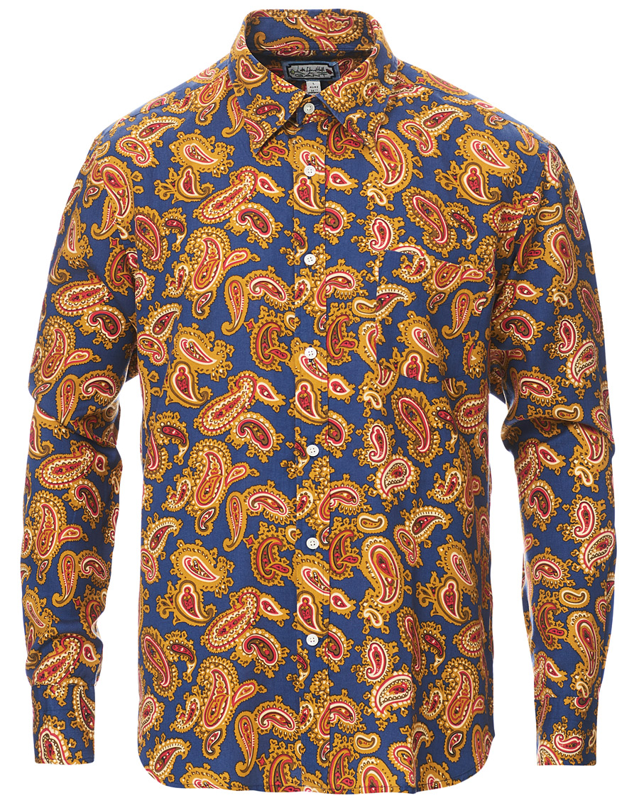 Herren | Hemden | GANT | Luke Edward Hall Town Paisley Shirt College Blue