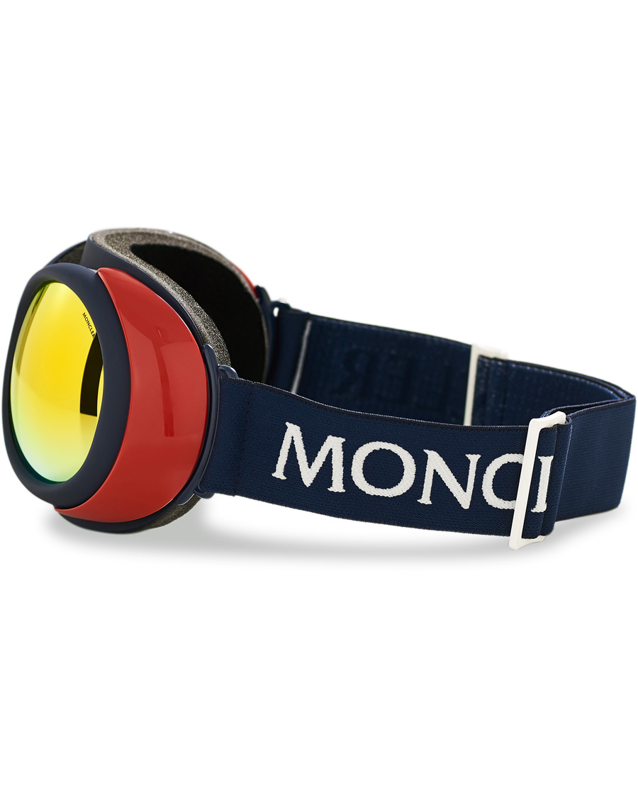 Herren | Moncler Lunettes ML0130 Goggles Blue/Red | Moncler Lunettes | ML0130 Goggles Blue/Red