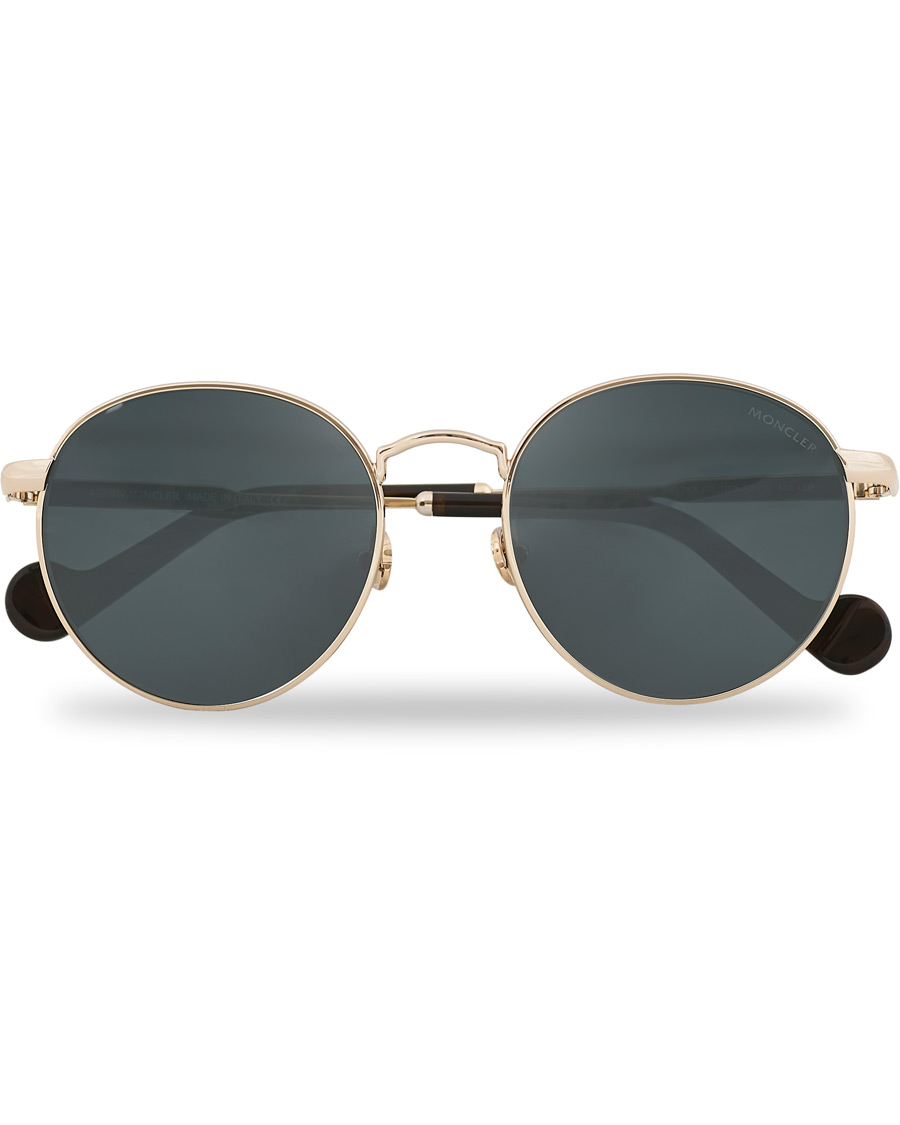 Herren | Moncler Lunettes Blazon Polarized Sunglasses Gold/Brown | Moncler Lunettes | Blazon Polarized Sunglasses Gold/Brown