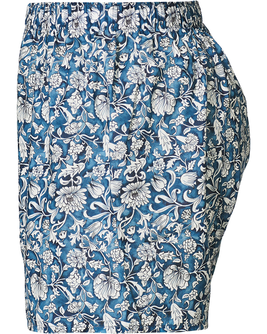 Herren | Unterwäsche | Sunspel | Printed Boxer Shorts Liberty Ink