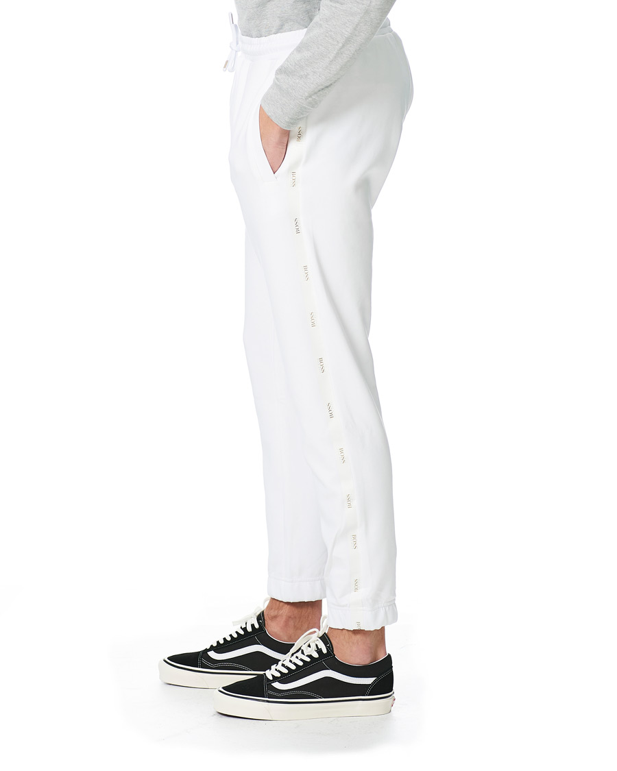 Herren | Hosen | BOSS GREEN | BOSS Athleisure Hadiko Logo Sweatpants White