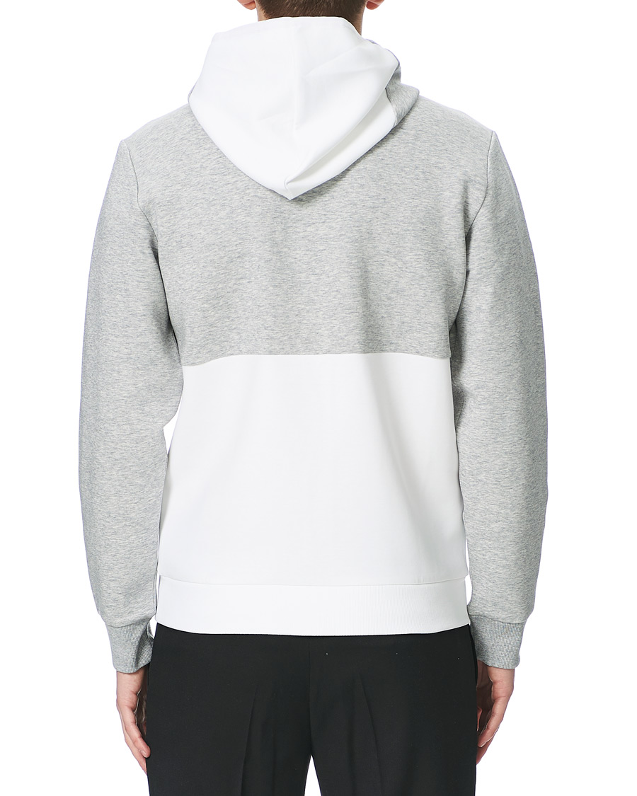 Herren | Pullover | BOSS GREEN | BOSS Athleisure Saggy Full Zip Hoodie Grey/White