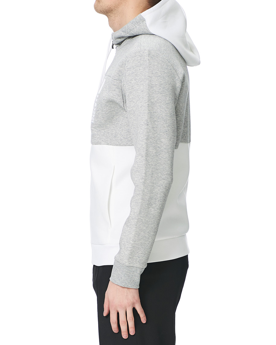 Herren | Pullover | BOSS GREEN | BOSS Athleisure Saggy Full Zip Hoodie Grey/White