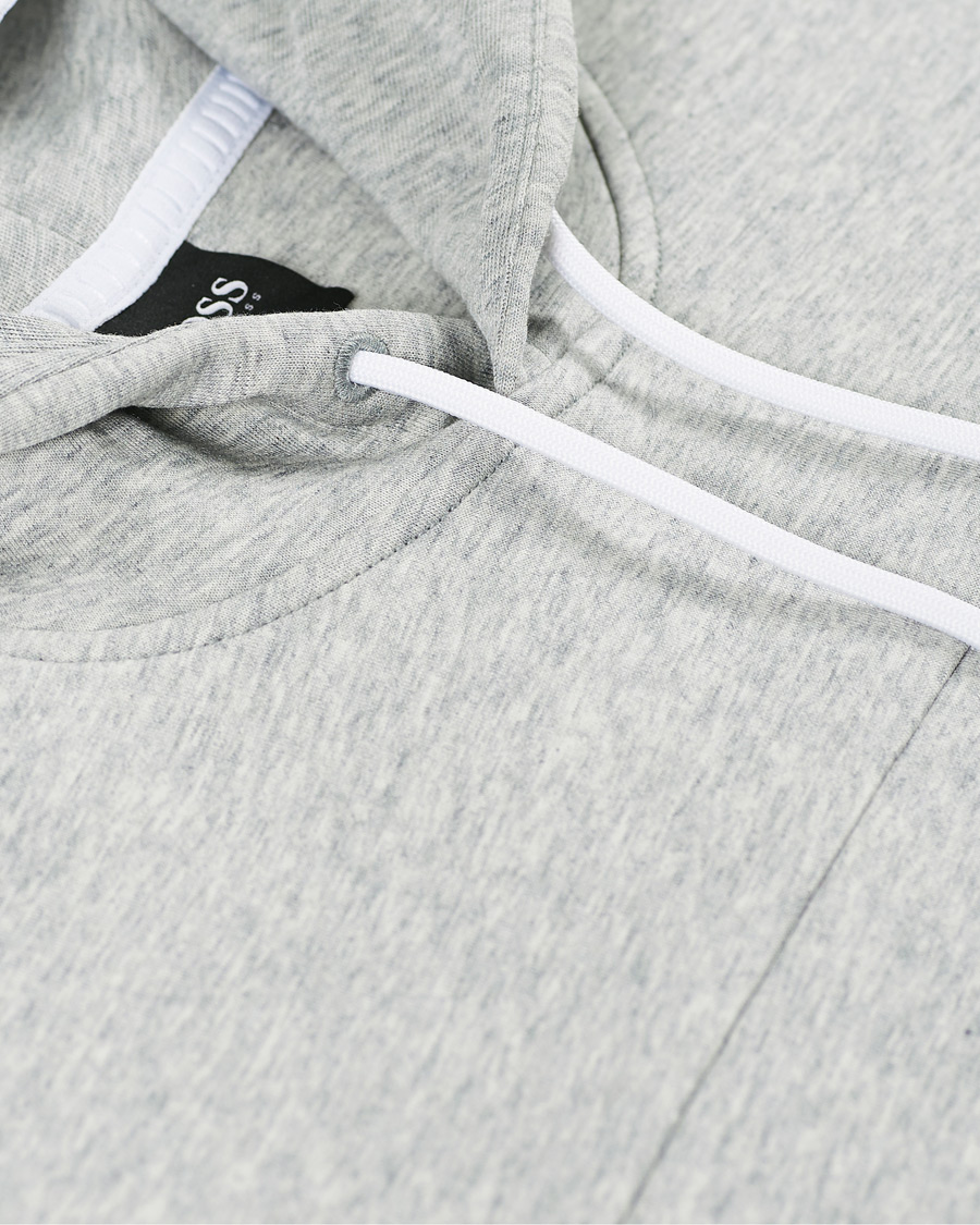 Herren | Pullover | BOSS GREEN | BOSS Athleisure Soody Block Hoodie Grey/White