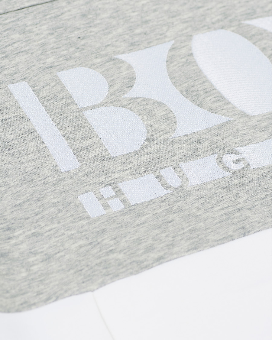 Herren | Pullover | BOSS GREEN | BOSS Athleisure Soody Block Hoodie Grey/White