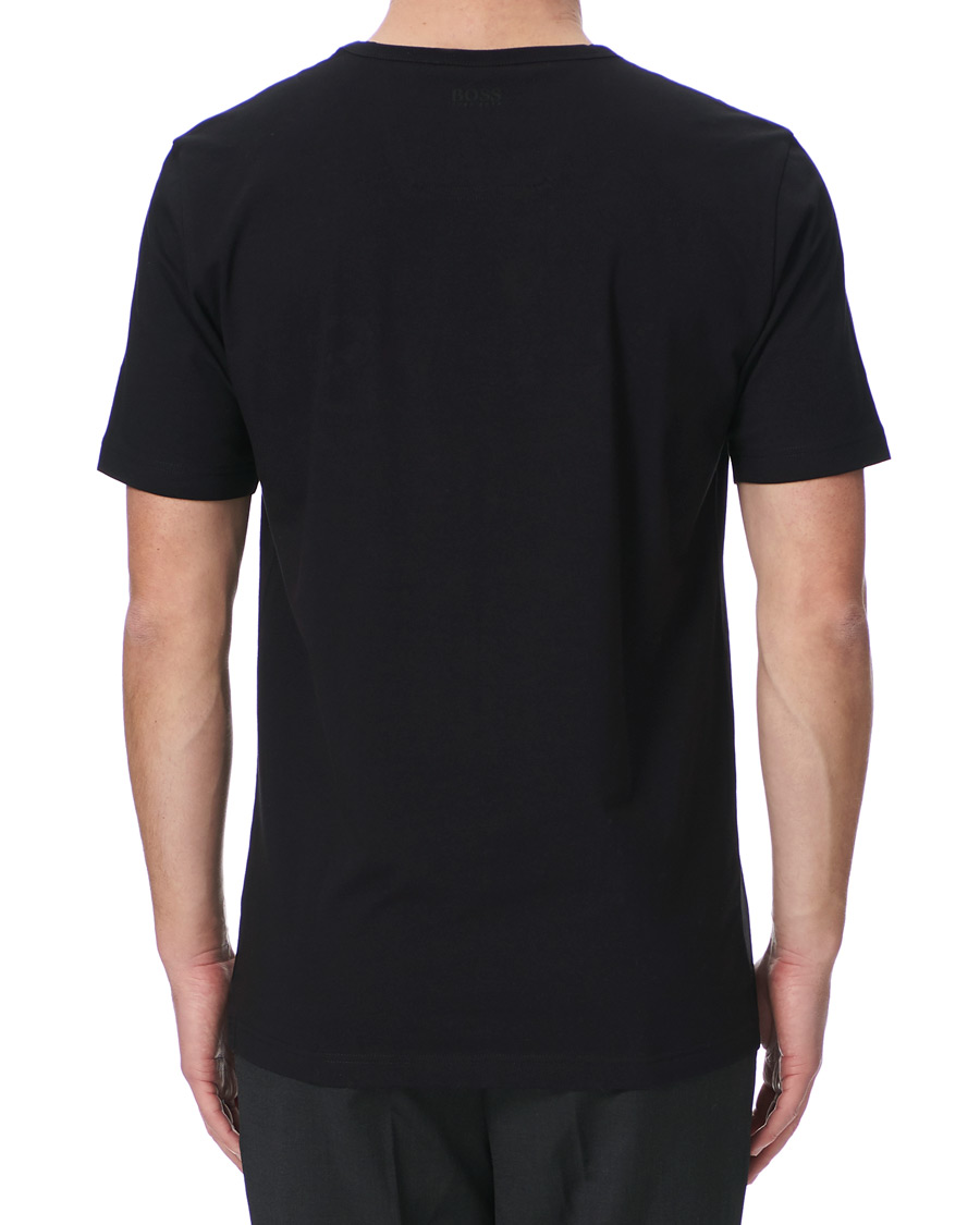 Herren | T-Shirts | BOSS GREEN | BOSS Athleisure Diamond Logo Crew Neck Tee Black