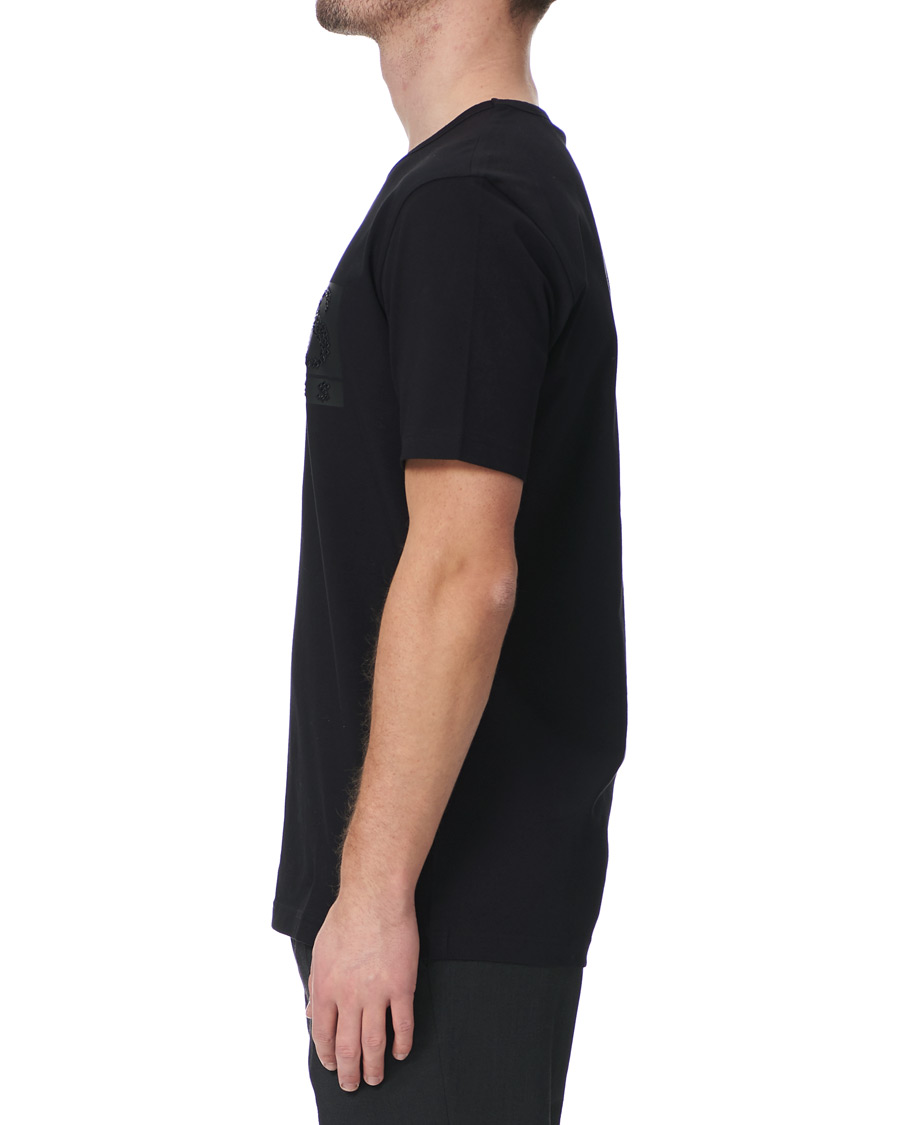 Herren | T-Shirts | BOSS GREEN | BOSS Athleisure Diamond Logo Crew Neck Tee Black