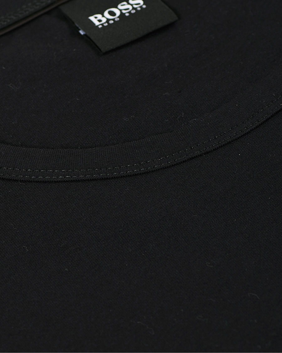 Herren | T-Shirts | BOSS GREEN | BOSS Athleisure Diamond Logo Crew Neck Tee Black