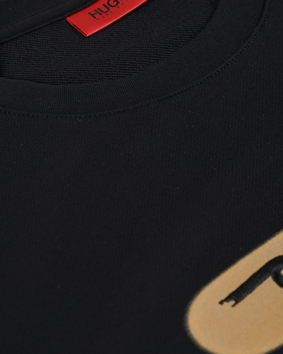 Herren | Pullover | HUGO | Dicago Logo Sweatshirt Black