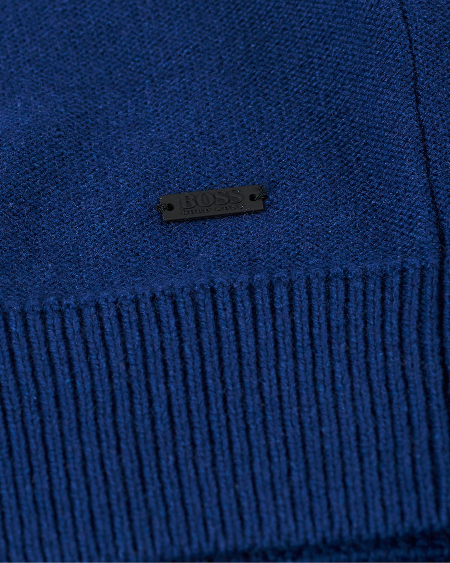 Herren | Pullover | BOSS ORANGE | BOSS Casual Aneberly Knitted Polo Navy