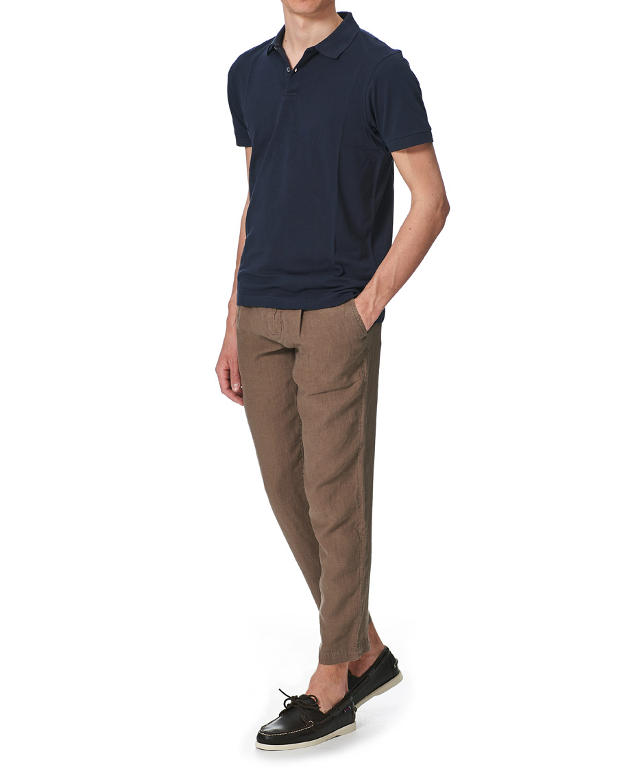 Herren | Hosen | BOSS ORANGE | BOSS Casual Symon Linen Drawstring Pants Khaki