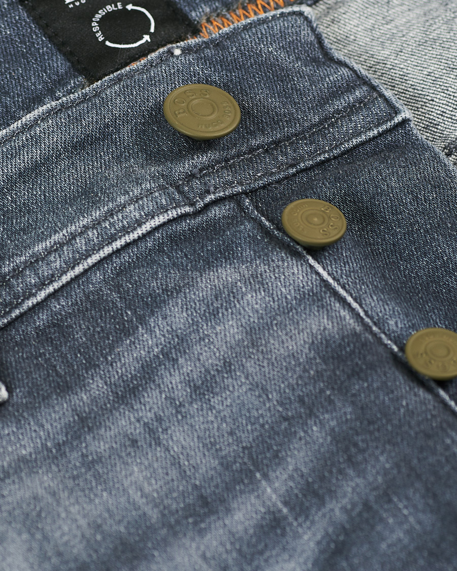 Herren | Jeans | BOSS ORANGE | BOSS Casual Taber Stretch Shredded Jeans Medium Grey