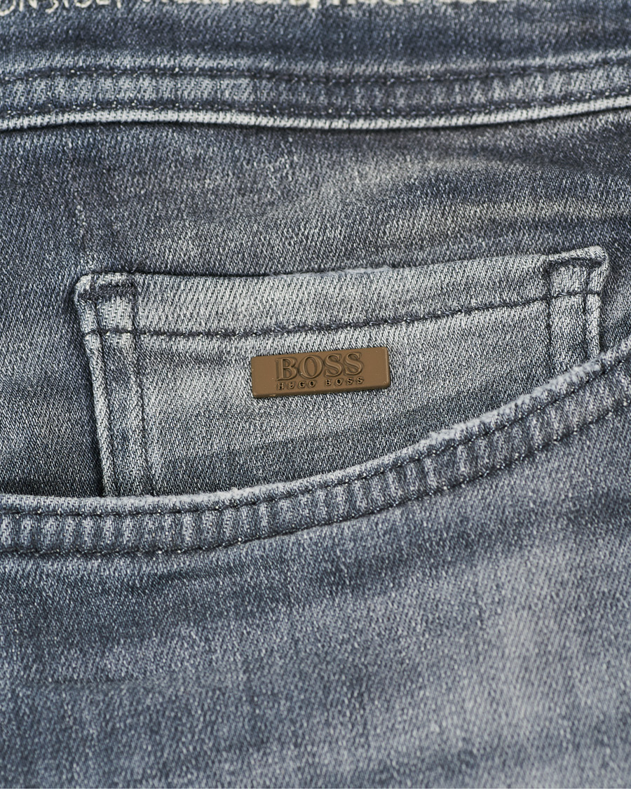 Herren | Jeans | BOSS ORANGE | BOSS Casual Taber Stretch Shredded Jeans Medium Grey