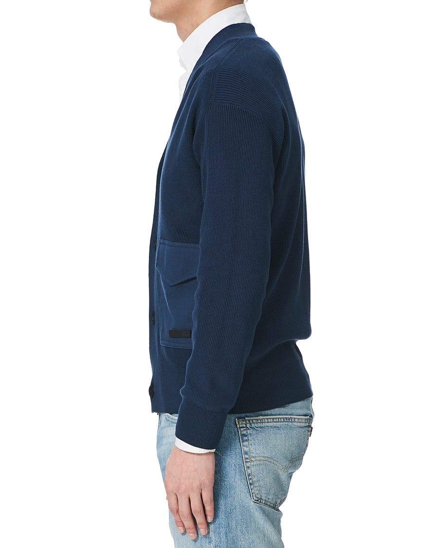 Herren | Pullover | BOSS ORANGE | BOSS Casual Kardione Knitted Cardigan Dark Blue