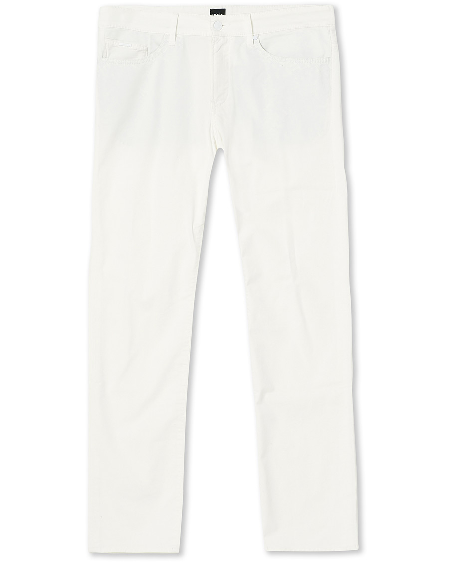 Herren | Hosen | BOSS BLACK | BOSS Delaware 5-Pocket Pants Open White