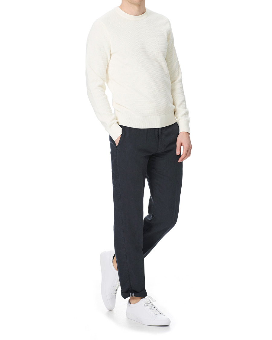 Herren | Hosen | BOSS BLACK | BOSS Crigan Linen Pants Dark Blue