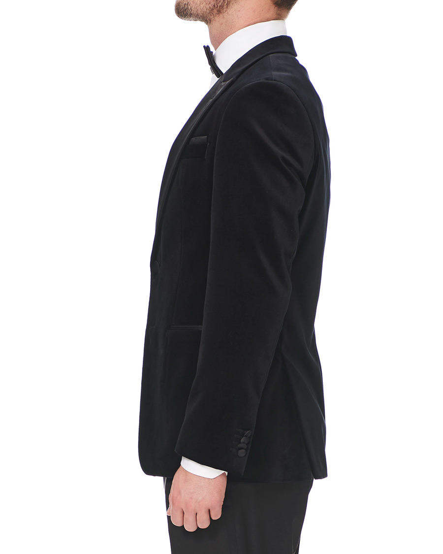 Herren | Sakkos | BOSS BLACK | BOSS Helward Velvet Smoking Jacket Black