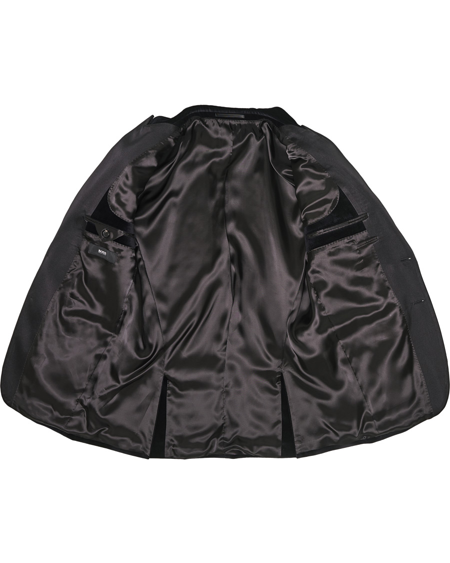 Herren | Sakkos | BOSS BLACK | BOSS Helward Velvet Smoking Jacket Black