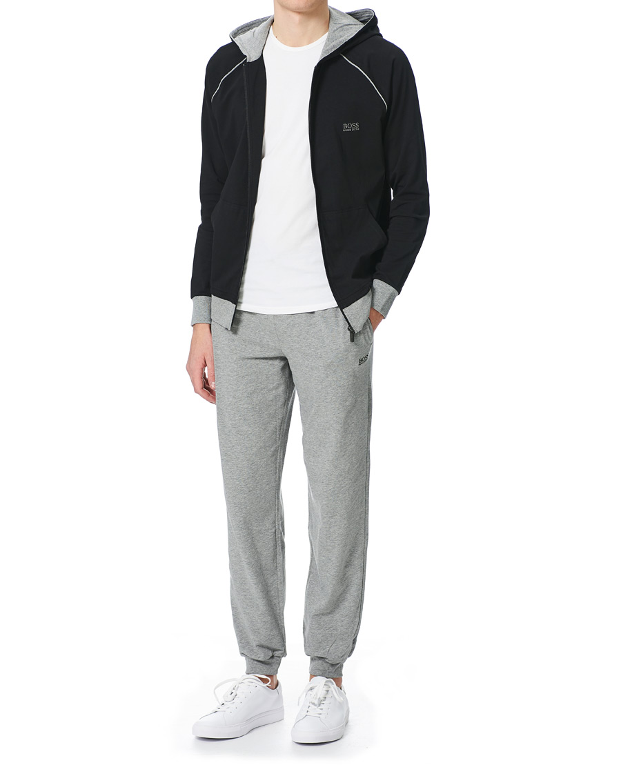 Herren | Pullover | BOSS BLACK | BOSS Mix & Match Full Zip Hoodie Black