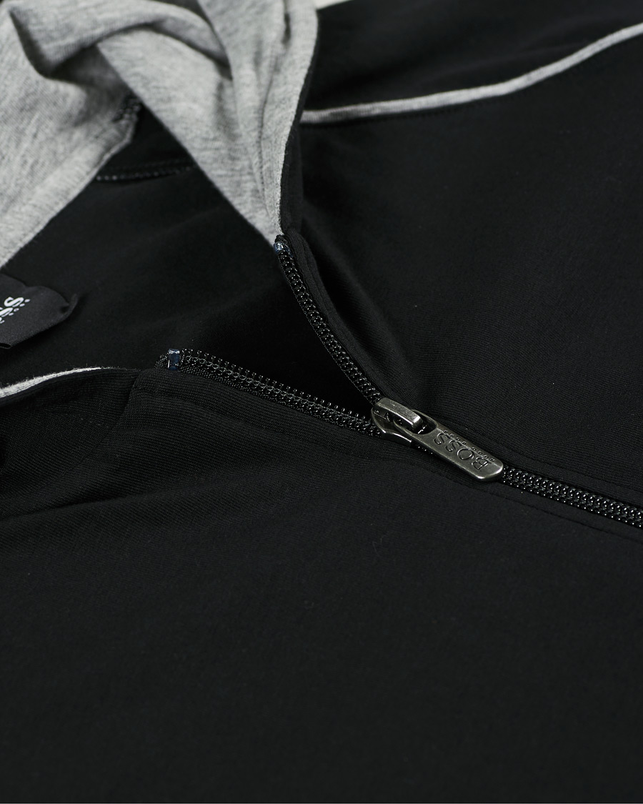 Herren | Pullover | BOSS BLACK | BOSS Mix & Match Full Zip Hoodie Black