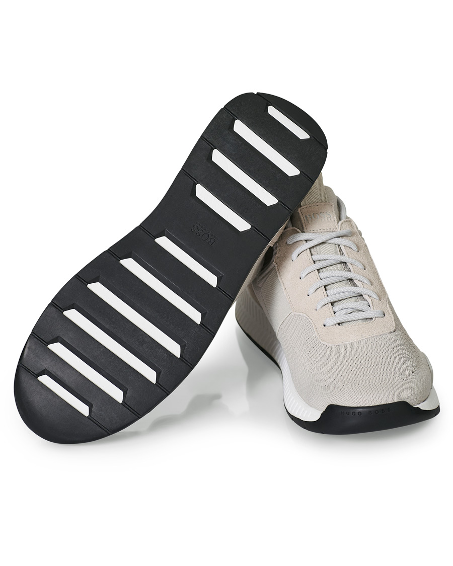Herren | BOSS Titanium Mesh Running Sneaker Light Beige | BOSS BLACK | BOSS Titanium Mesh Running Sneaker Light Beige