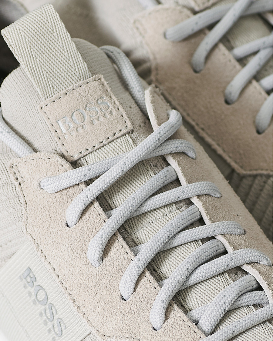 Herren | BOSS Titanium Mesh Running Sneaker Light Beige | BOSS BLACK | BOSS Titanium Mesh Running Sneaker Light Beige
