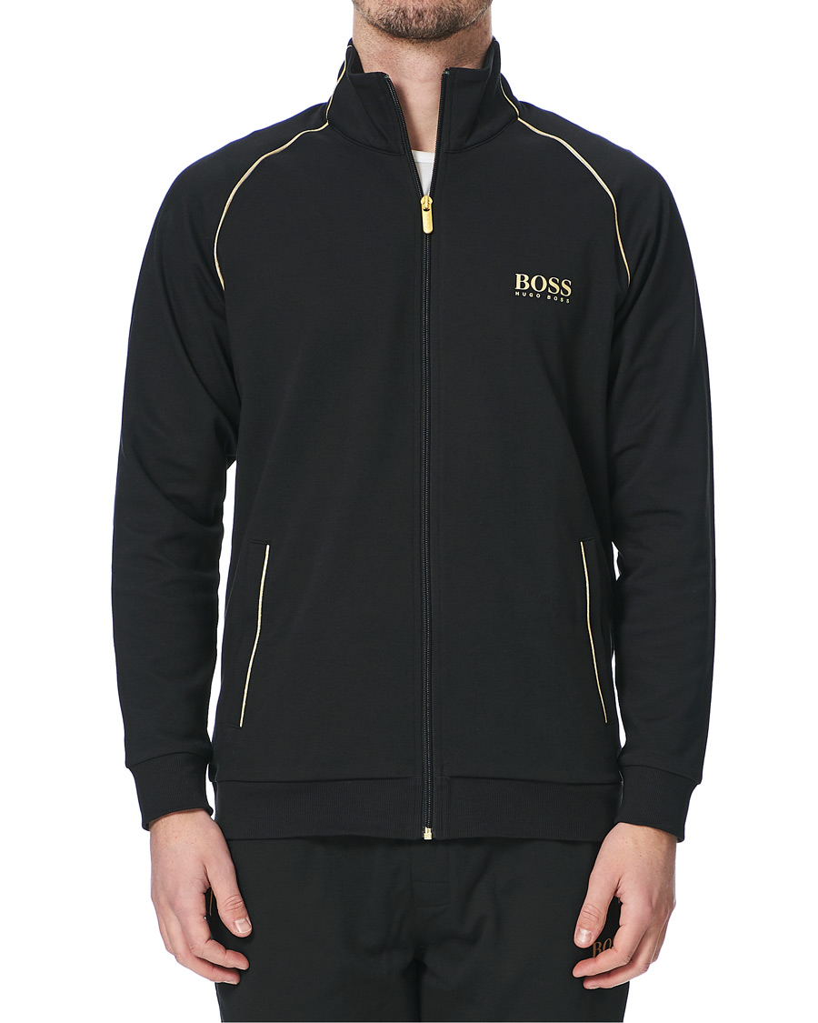 Herren | Pullover | BOSS BLACK | BOSS Tracksuit Full Zip Jacket Black
